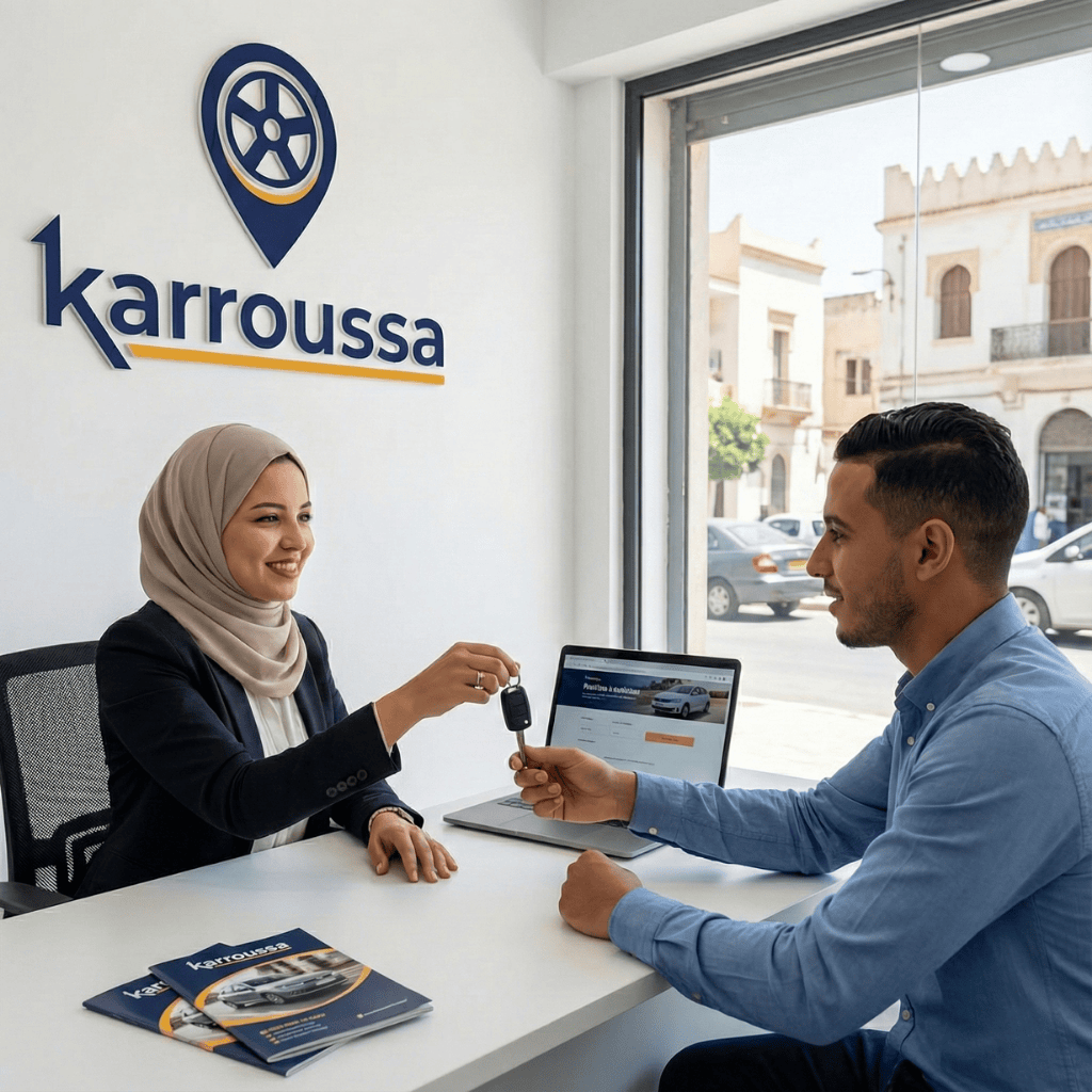 L'équipe Karroussa au travail - Remise de clés